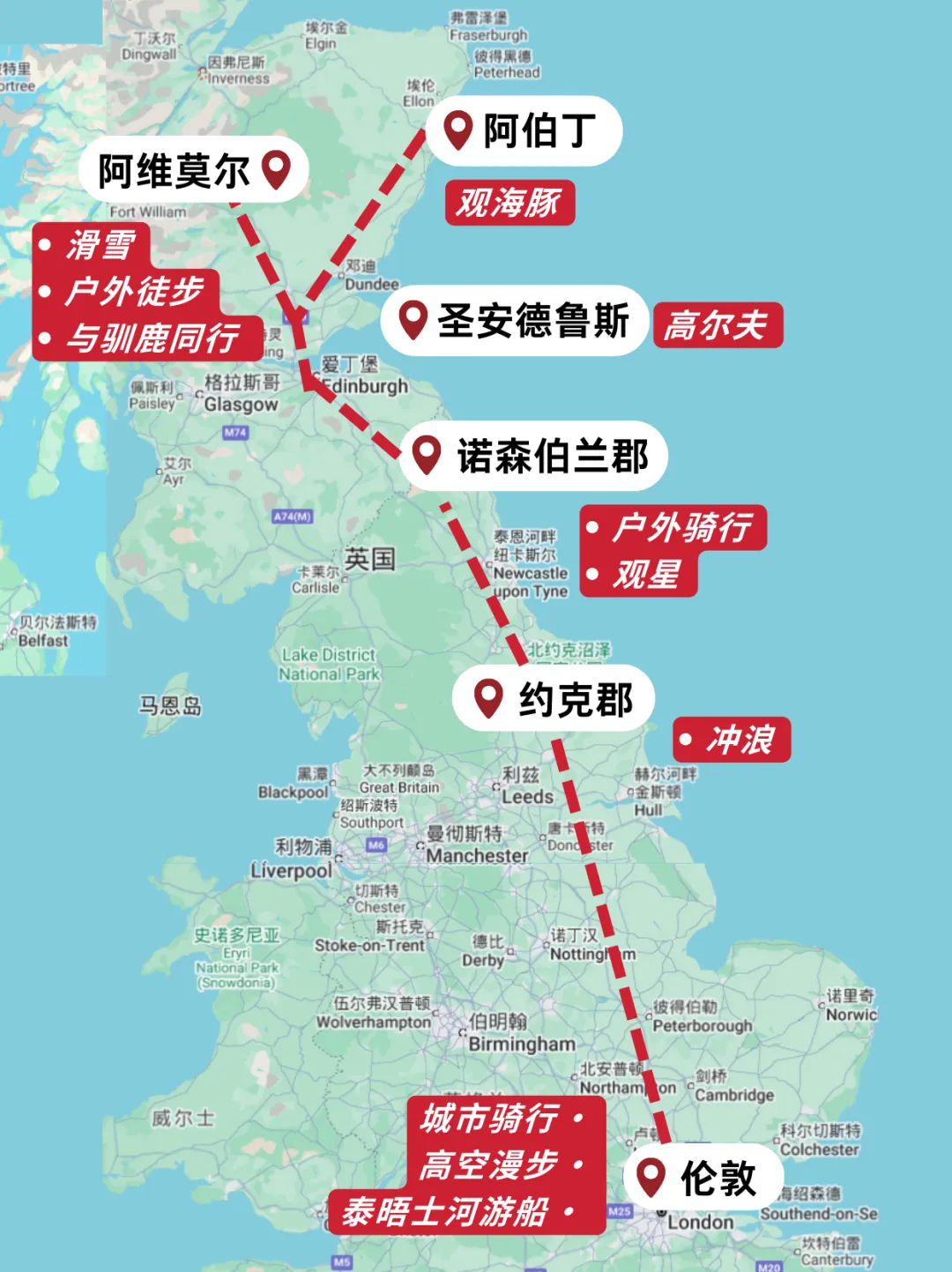 英国LNER火车旅行路线推荐