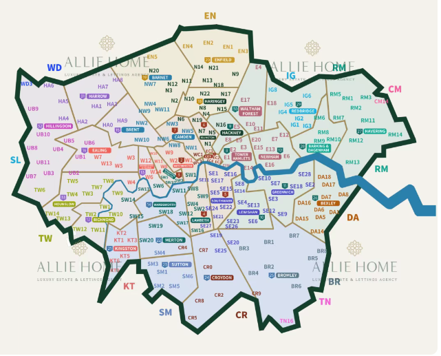 伦敦的区域划分