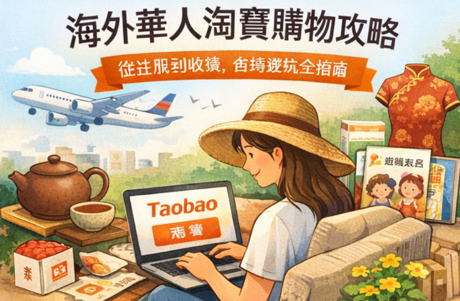海外華人淘寶購物終極攻略:從註冊到收貨,避坑省錢全解析